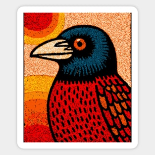 The Messenger | A Gothic Folk Art Graphic Magnet